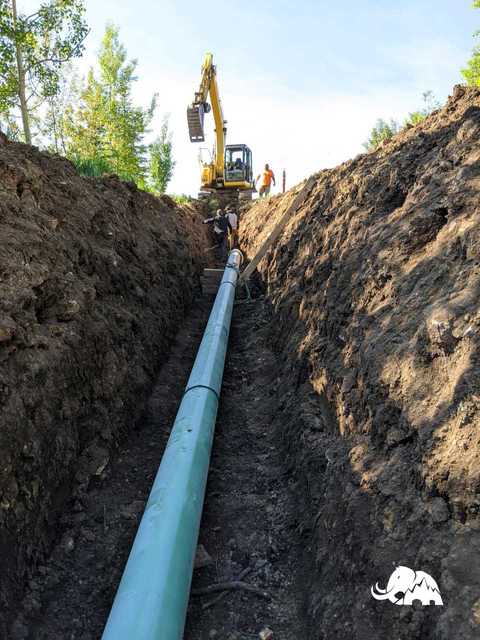 line pipe install